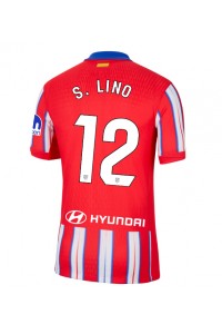 Atletico Madrid Samuel Lino #12 Jalkapallovaatteet Kotipaita 2024-25 Lyhythihainen